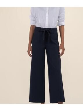 NWT Kut from the Kloth wide leg pants with belt black size 8